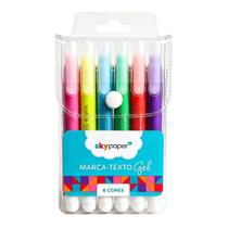 Marca Texto Gel 6 Cores Roxo Azul Verde Rosa Laranja Amarelo Escolar Desenho Estudo Volta Aulas Marca Texto Gel 6 Cores Roxo Azul Verde Rosa Laranja Amarelo Escolar Desenho Estudo Volta Aulas
