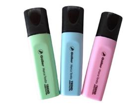 marca texto Goller tons patel kit com 3 cores