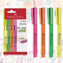 Marca Texto Grifpen-Faber 4 cores - Faber Castell