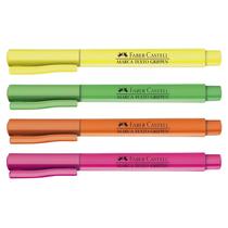 Marca Texto Grifpen Faber-castell com 4 Cores Neon Marca Texto Grifpen Faber-castell com 4 Cores Neon