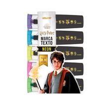 Marca Texto Harry Potter Estojo com 5 Cores Neon - Leonora / WX Gift