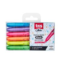 Marca Texto Holic Fancy Flash Glitter 6 Cores Tris
