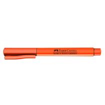 Marca texto laranja Faber-Castell