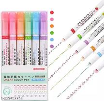 Marca Texto Linear Color pen 6 uni Marca Texto Linear Color pen 6 uni
