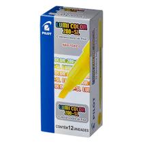 Marca Texto Lumi Color Amarelo Caixa com 12 unidades Pilot