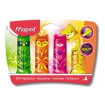 Marca texto maped - coleção fluo peps mini friends- 4 cores Marca texto maped - coleção fluo peps mini friends- 4 cores