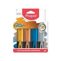 Marca texto Maped Fluo Peps Glitter Metal 1 Unidade