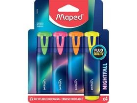 Marca Texto - Maped - Nightfall Estojo Com 4 Cores