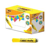 Marca Texto, Marking, Amarelo Fluorescente, 12 Unidades - BIC