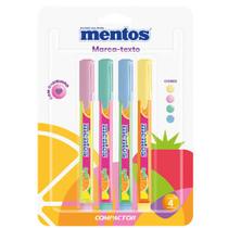 Marca Texto Mentos Compactor Destaque Tons Pastéis Cheiro