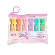 Marca Texto Mini Candy 2 Pontas 6 Unidades TILIBRA