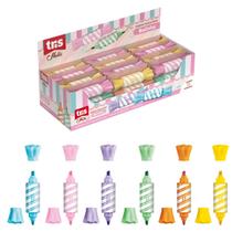 Marca texto mini holic balinha ponta dupla 3 unidades - tris