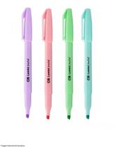 Marca Texto Mini Lumini Pastel Com 4 Cores Cis Marca Texto Mini Lumini Pastel Com 4 Cores Cis