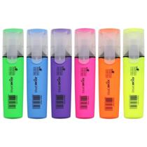 Marca Texto Neon Fever 6 Cores 6mm Caneta Colorido