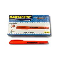 Marca Texto Neon Laranja Ponta Chanfrada Masterprint 12un Laranja