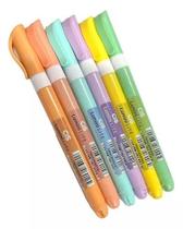 Marca Texto Neon Lumini Lite Pastel - 6 Cores