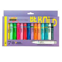 Marca Texto Newpen Be Bold Highlighter com 16 Cores