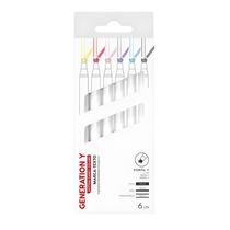 Marca Texto Newpen Ginza Generation Y Caixa 6 Cores Sortidas