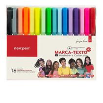 Marca Texto Newpen Sortido com 16 Cores