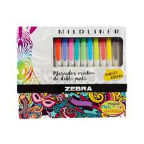 Marca Texto Newpen Zebra Mildliner com 25 Cores
