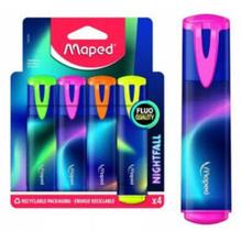 Marca Texto Nightfall Kit Com 4 Unididades Maped - STABILO