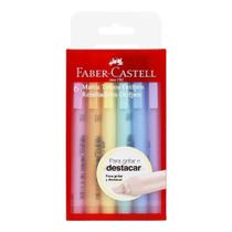 Marca-Texto Pastel 6 Cores Grifpen Faber Castell