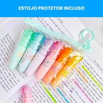Marca Texto Patinha De Gato Conjunto Com 6 Cores