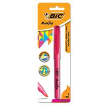 Marca Texto Pink Bic Fluorescente Ponta Chanfrada C/1 Un Marca Texto Pink Bic Fluorescente Ponta Chanfrada C/1 Un