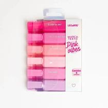 Marca Texto Pink Vibes 6 Cores Leoarte Marca Texto Pink Vibes 6 Cores Leoarte