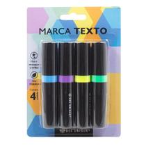 Marca Texto Redondo com 4 Cores SL-190058