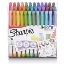 Marca-texto SHARPIE S-Note Creative Pastel - Conjunto com 36 Unidades