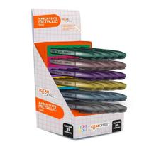 Marca-Texto Slim Metálico Display C/30 Und Jocar Office Leonora - 94108 Marca-Texto Slim Metálico Display C/30 Und Jocar Office Leonora - 94108