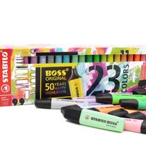 Marca Texto Stabilo Boss - Kit Com 23 Cores