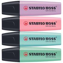 Marca Texto Stabilo Boss Novas Cores Tons Pastel Lettering