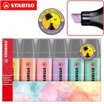 Marca Texto Stabilo Boss Pastel - Kit com 6 Cores