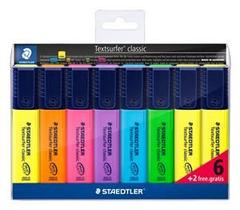 Marca Texto Staedtler Neon Promo 6+2 - 364 a Wp8 03 Marca Texto Staedtler Neon Promo 6+2 - 364 a Wp8 03