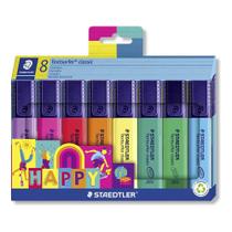 Marca Texto Staedtler Textsurfer Classic Happy 8 Cores Marca Texto Staedtler Textsurfer Classic Happy 8 Cores