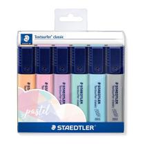 Marca Texto Staedtler Textsurfer Classic Pastel 6 Cores Marca Texto Staedtler Textsurfer Classic Pastel 6 Cores
