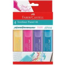 Marca Texto Textliner Pastel 46 Estojo c/ 4 unidade Faber-Castell