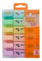 Marca Texto Tons Pastel Estojo Com 6 Cores Leo & Leo