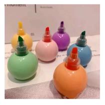 Marca-texto Unicórnio 3 Cores Tons Pastel Marca-texto Unicórnio 3 Cores Tons Pastel