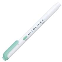 Marca-texto Zebra B-WKT7-MBG Azul Verde 10 unidades