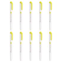 Marca-texto Zebra B-WKT7-MLY Amarelo Suave Pacote com 10 Unidades
