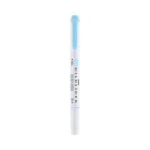 Marca-texto Zebra Newpen Mildline Ponta Dupla Azul