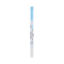 Marca-texto Zebra Newpen Mildline Ponta Dupla Azul