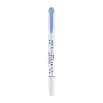 Marca-texto Zebra Newpen Mildline Ponta Dupla Dark Blue