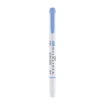 Marca-texto Zebra Newpen Mildline Ponta Dupla Dark Blue