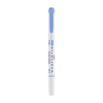 Marca-texto Zebra Newpen Mildline Ponta Dupla Dark Blue