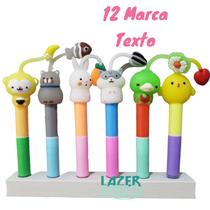 Marca Textos Bichinhos 12 Cores Marca Textos Bichinhos 12 Cores