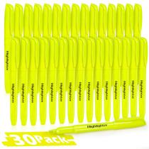 Marca-textos Duchong 30 unidades amarelo ponta chanfrada secagem rápida Marca-textos Duchong 30 unidades amarelo ponta chanfrada secagem rápida
